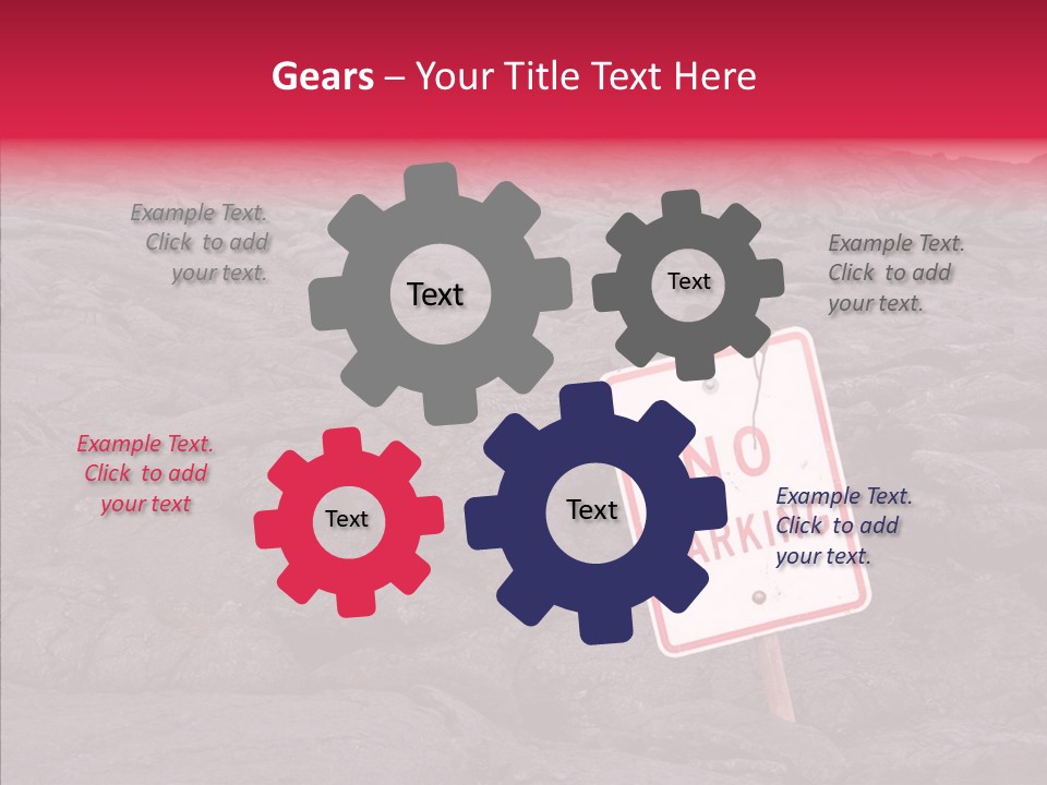 Road Pahoehoe Humorous PowerPoint Template