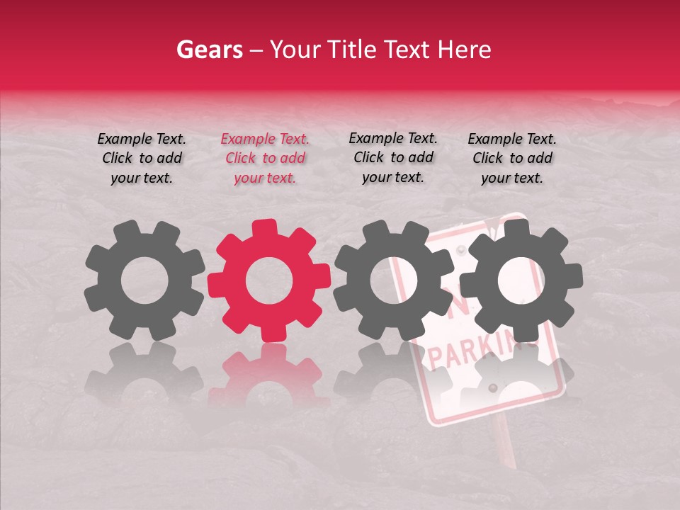 Road Pahoehoe Humorous PowerPoint Template