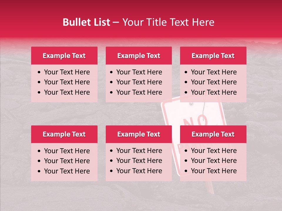 Road Pahoehoe Humorous PowerPoint Template