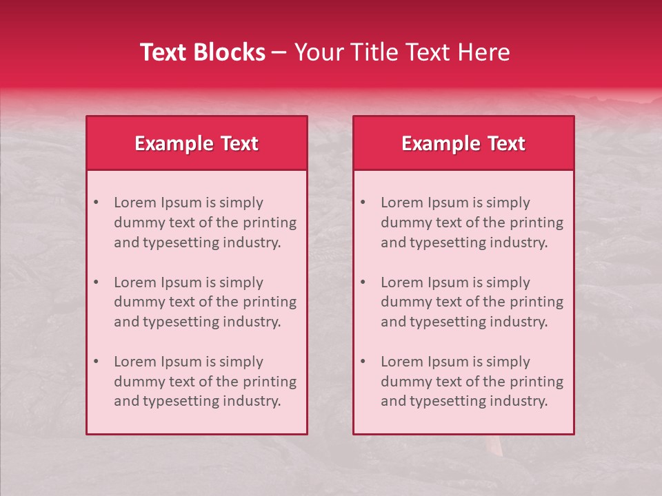 Road Pahoehoe Humorous PowerPoint Template