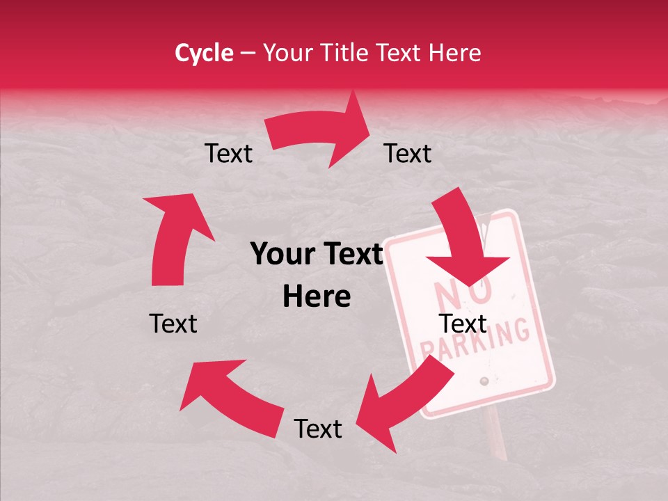 Road Pahoehoe Humorous PowerPoint Template