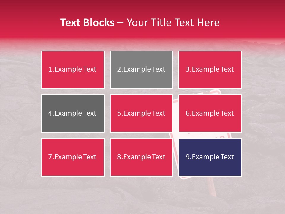 Road Pahoehoe Humorous PowerPoint Template