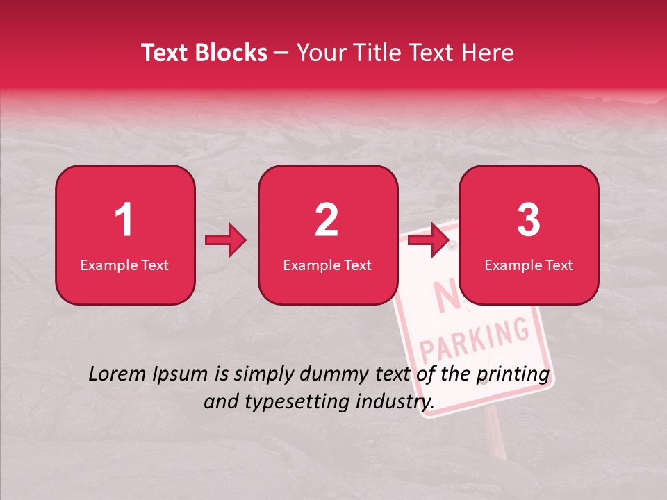 Road Pahoehoe Humorous PowerPoint Template