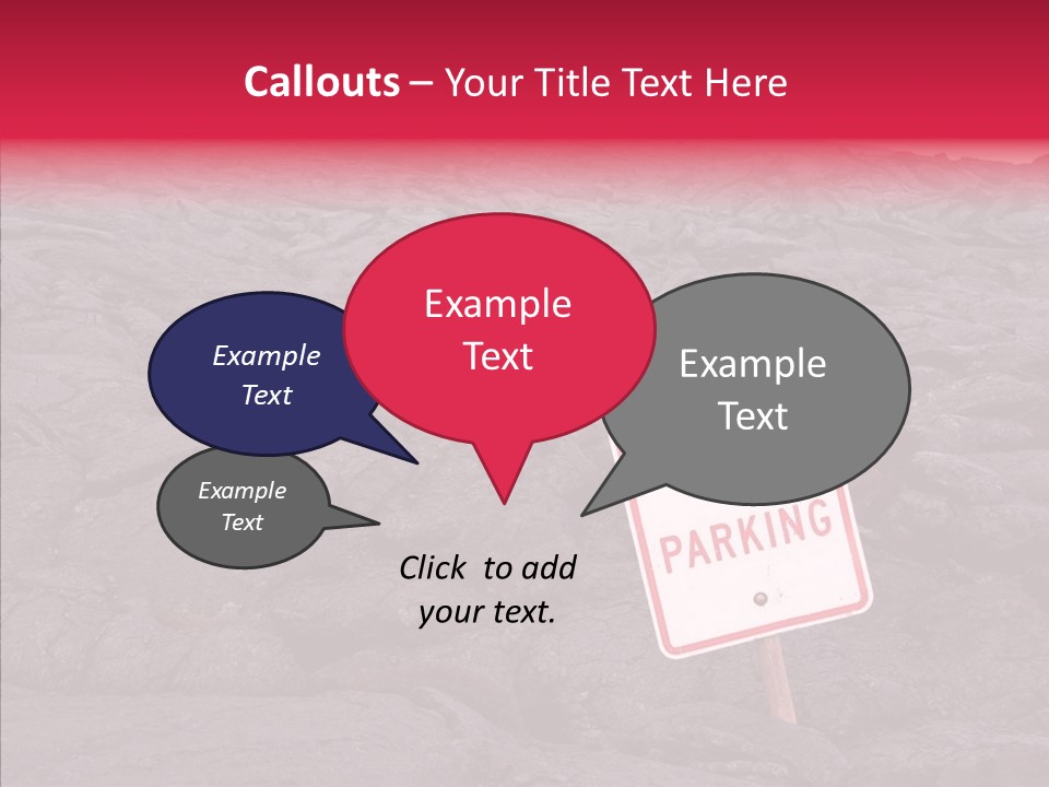 Road Pahoehoe Humorous PowerPoint Template