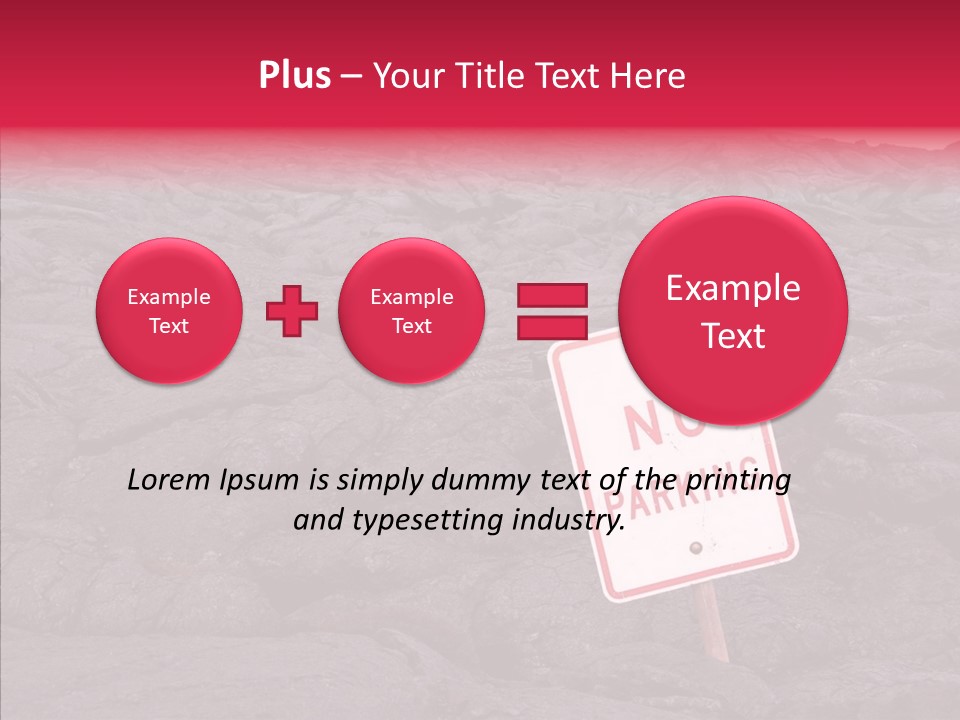 Road Pahoehoe Humorous PowerPoint Template