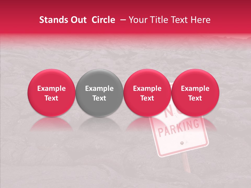 Road Pahoehoe Humorous PowerPoint Template