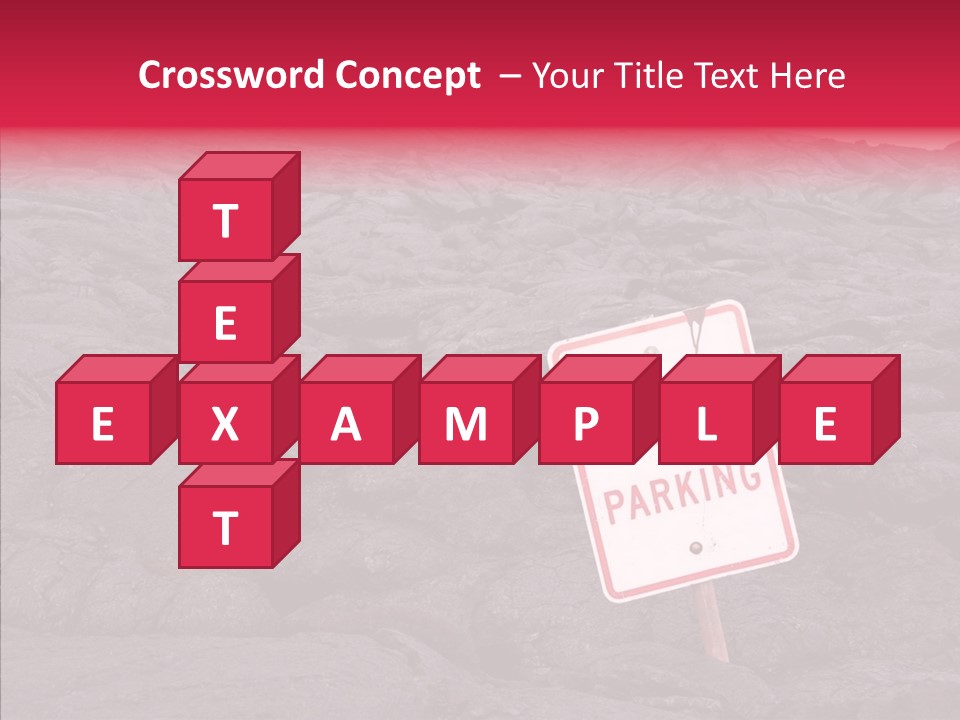 Road Pahoehoe Humorous PowerPoint Template