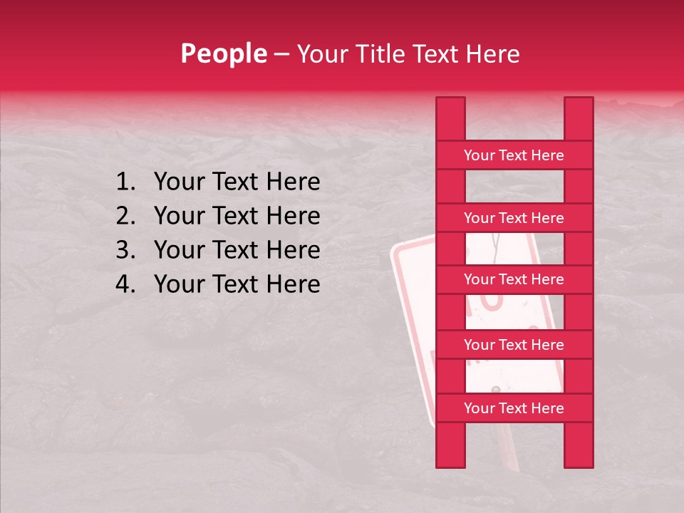 Road Pahoehoe Humorous PowerPoint Template