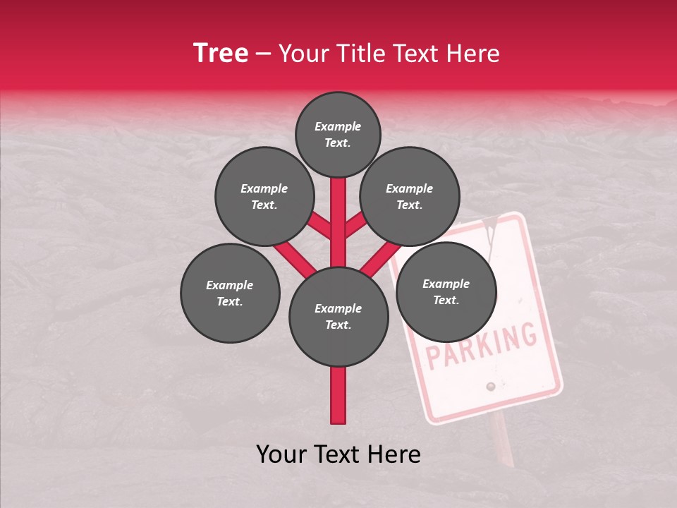 Road Pahoehoe Humorous PowerPoint Template