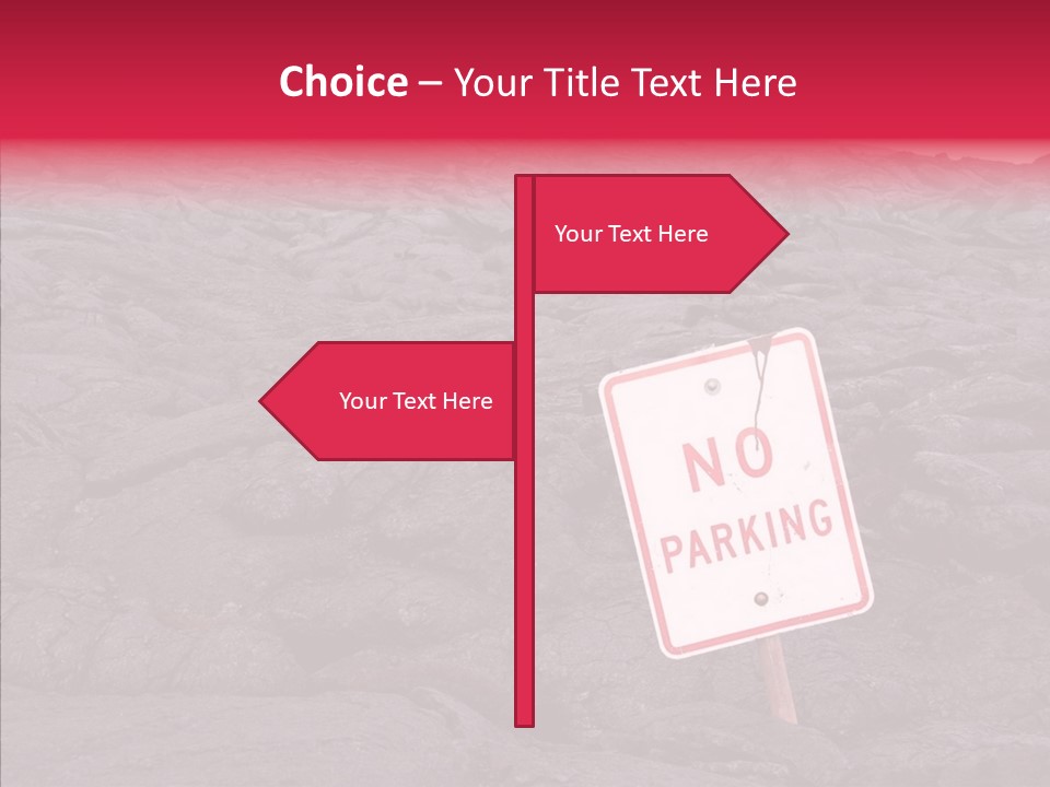 Road Pahoehoe Humorous PowerPoint Template