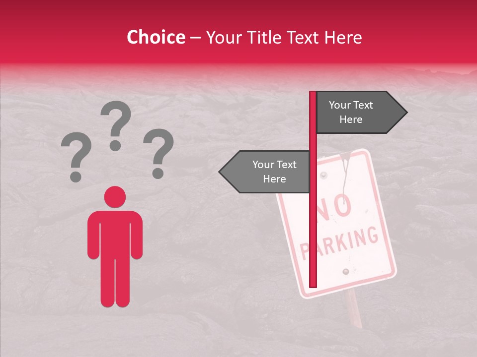 Road Pahoehoe Humorous PowerPoint Template