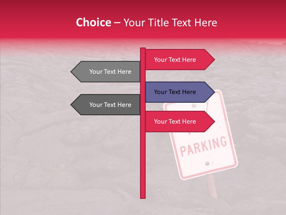 Road Pahoehoe Humorous PowerPoint Template