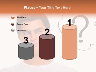 Handsome Shirt Holding PowerPoint Template