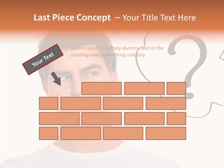 Handsome Shirt Holding PowerPoint Template