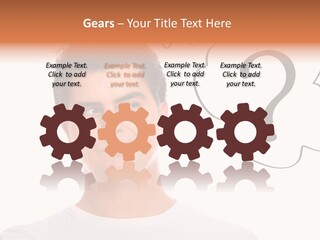 Handsome Shirt Holding PowerPoint Template