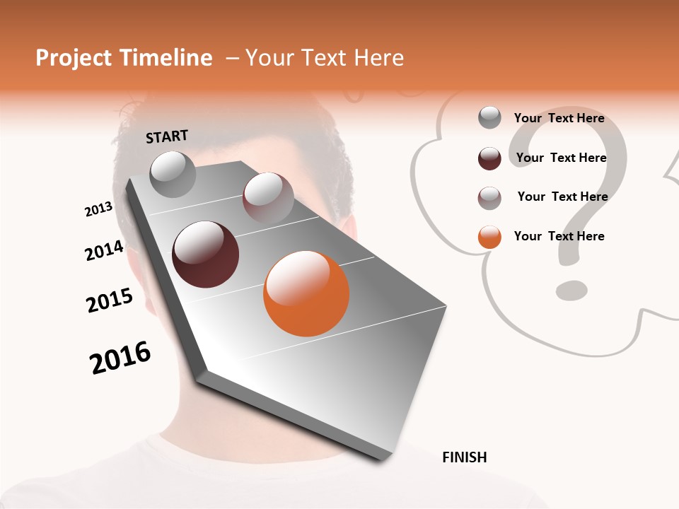 Handsome Shirt Holding PowerPoint Template
