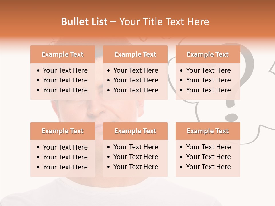 Handsome Shirt Holding PowerPoint Template