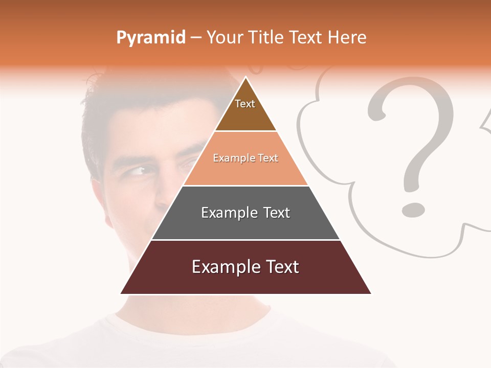 Handsome Shirt Holding PowerPoint Template