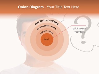 Handsome Shirt Holding PowerPoint Template