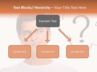 Handsome Shirt Holding PowerPoint Template
