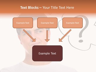 Handsome Shirt Holding PowerPoint Template