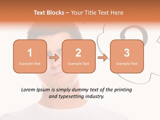 Handsome Shirt Holding PowerPoint Template