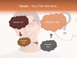 Handsome Shirt Holding PowerPoint Template