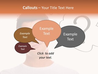 Handsome Shirt Holding PowerPoint Template