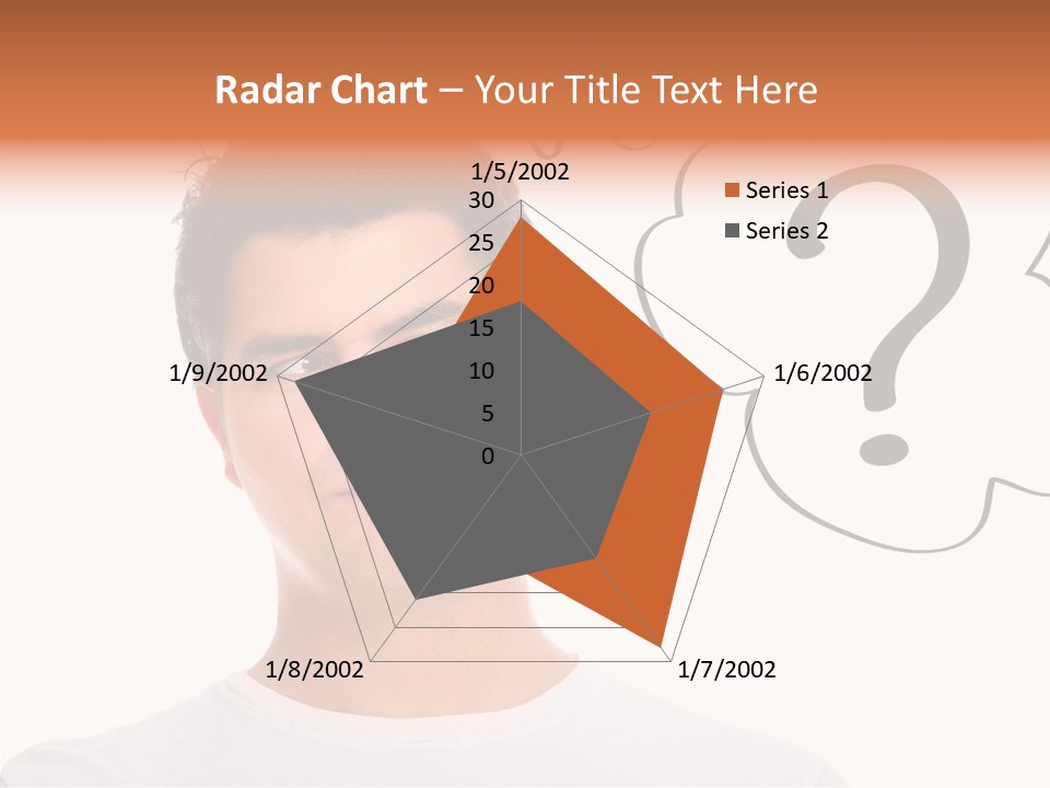 Handsome Shirt Holding PowerPoint Template
