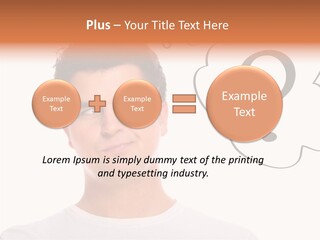 Handsome Shirt Holding PowerPoint Template