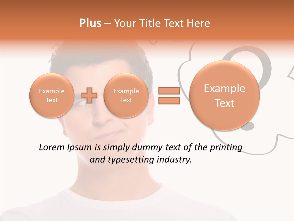 Handsome Shirt Holding PowerPoint Template