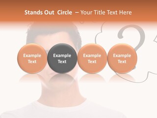 Handsome Shirt Holding PowerPoint Template