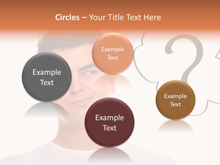 Handsome Shirt Holding PowerPoint Template