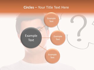 Handsome Shirt Holding PowerPoint Template