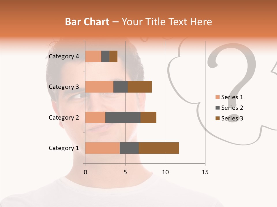 Handsome Shirt Holding PowerPoint Template