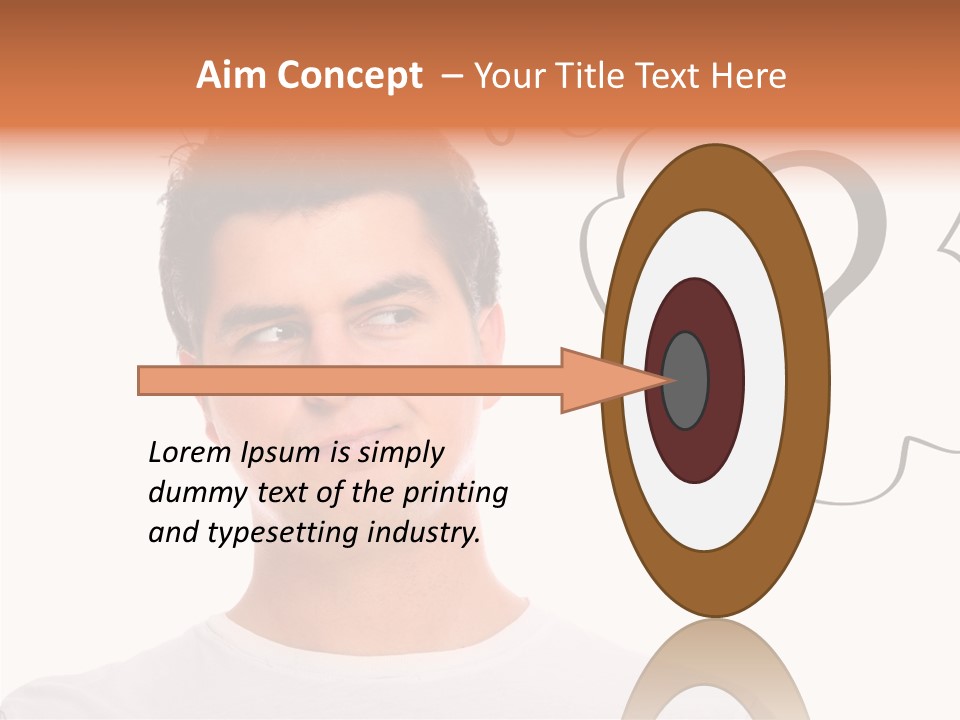 Handsome Shirt Holding PowerPoint Template