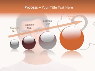 Handsome Shirt Holding PowerPoint Template
