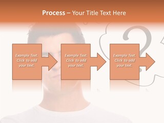 Handsome Shirt Holding PowerPoint Template