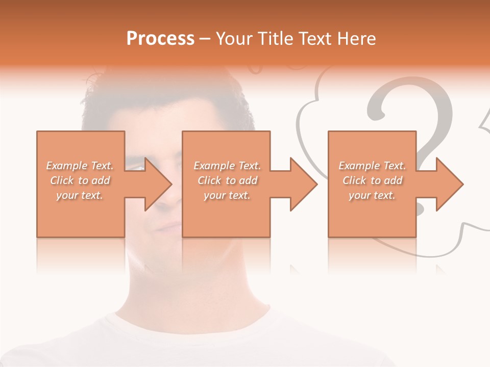 Handsome Shirt Holding PowerPoint Template