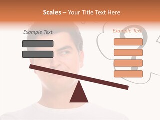 Handsome Shirt Holding PowerPoint Template