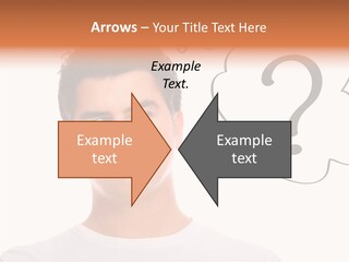 Handsome Shirt Holding PowerPoint Template