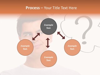 Handsome Shirt Holding PowerPoint Template