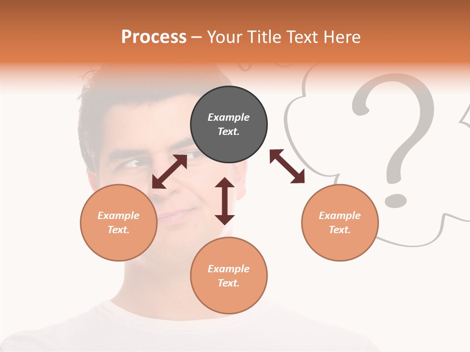 Handsome Shirt Holding PowerPoint Template
