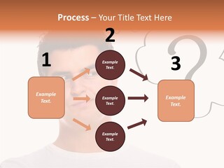 Handsome Shirt Holding PowerPoint Template