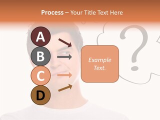 Handsome Shirt Holding PowerPoint Template