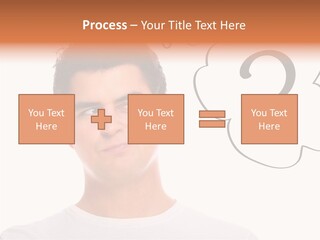 Handsome Shirt Holding PowerPoint Template