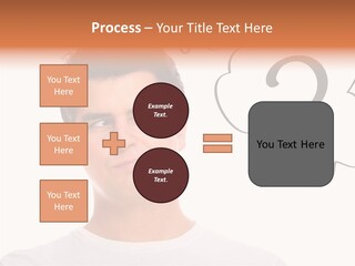Handsome Shirt Holding PowerPoint Template