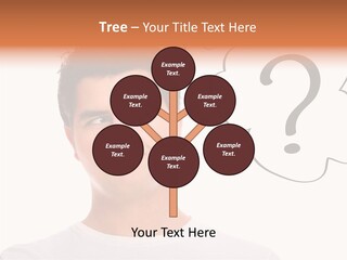 Handsome Shirt Holding PowerPoint Template