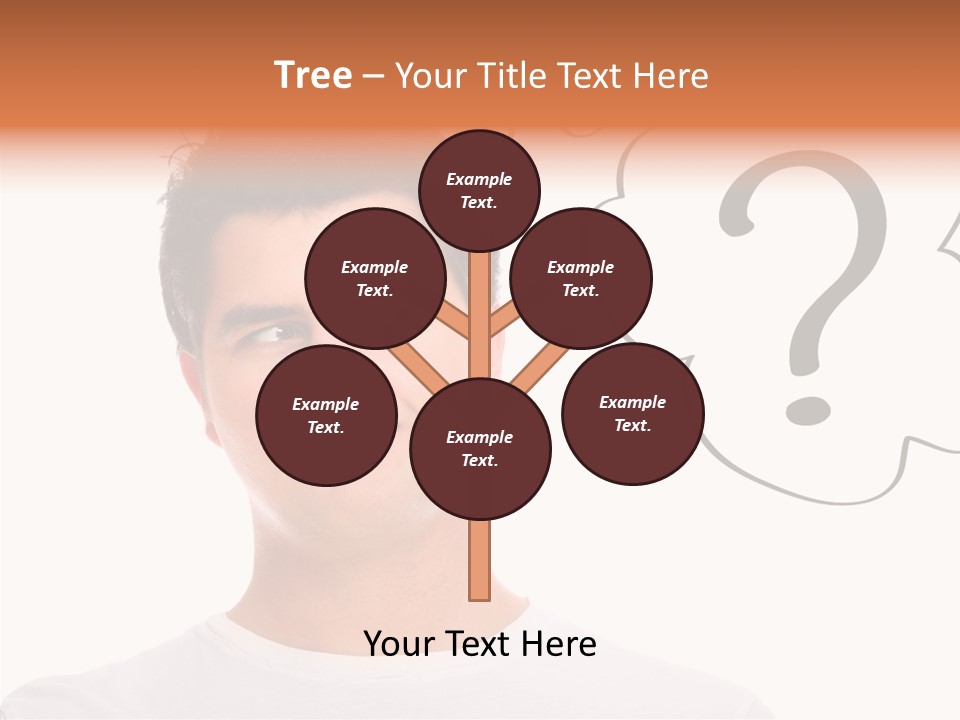 Handsome Shirt Holding PowerPoint Template
