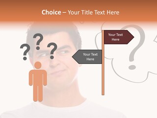 Handsome Shirt Holding PowerPoint Template